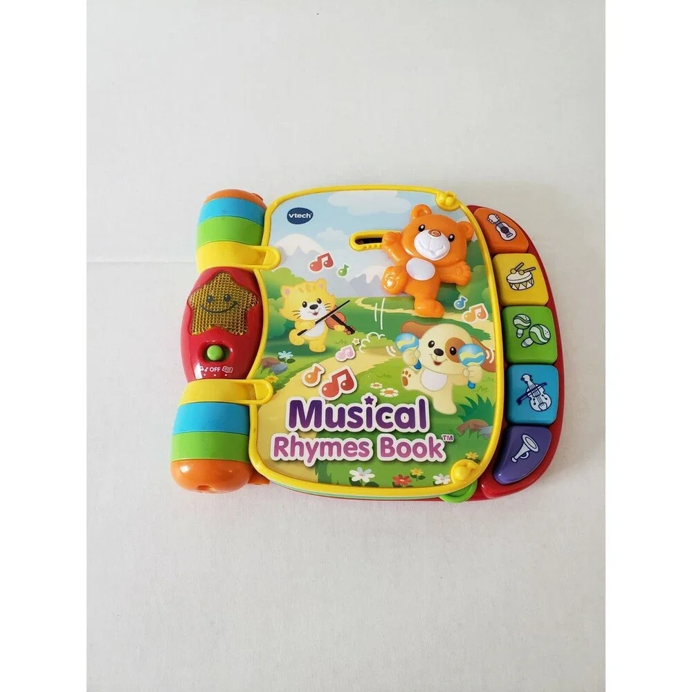 VTech 80166700 Musical Rhymes Educational Book for Babies